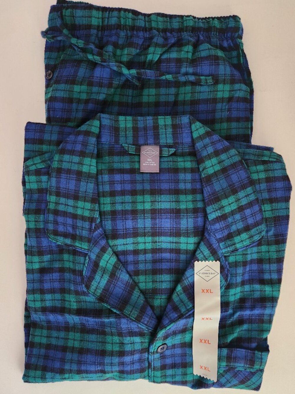 Cotton Flannel Pajama Set Blackwatch